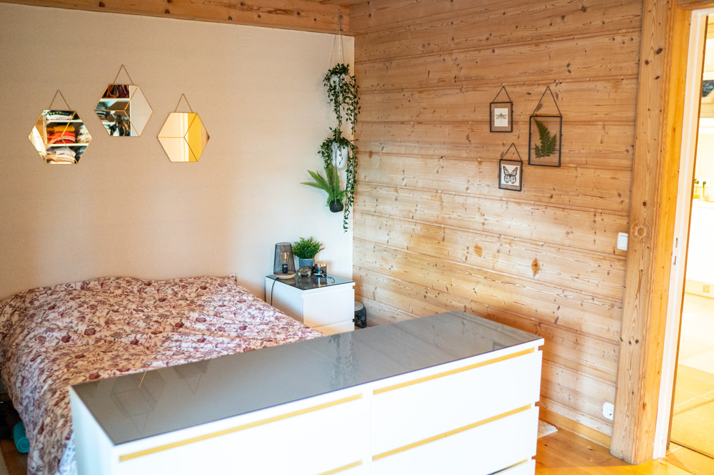Schlafzimmer im Gartengeschoss