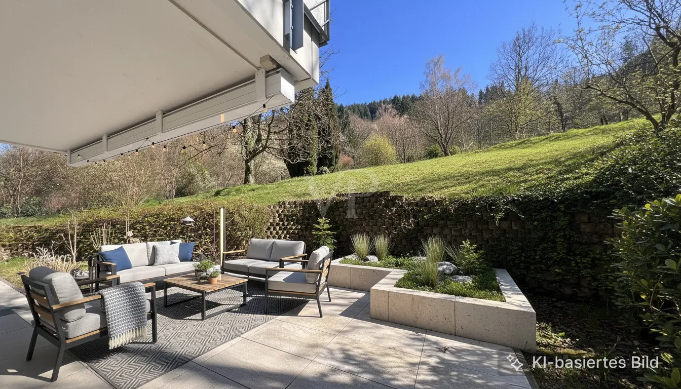 Terrassenmöblierung Beispiel