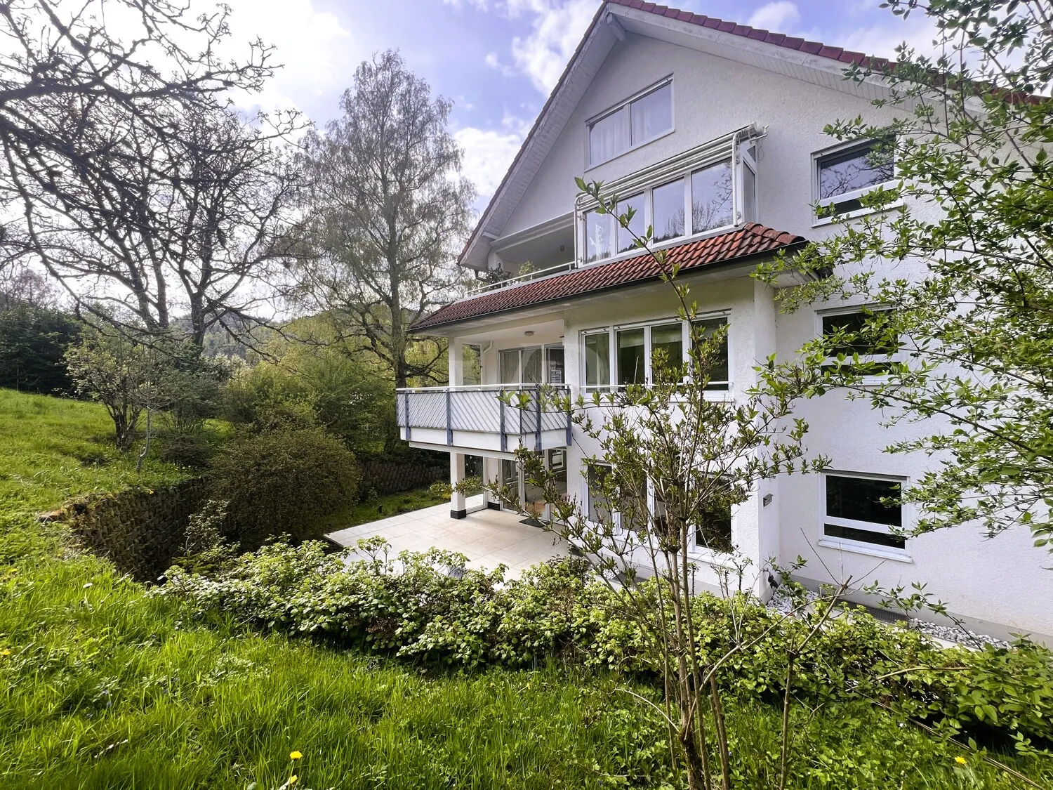 Außenansicht auf Terrasse