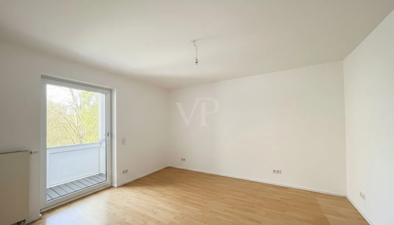 Schlafzimmer mit Balkon