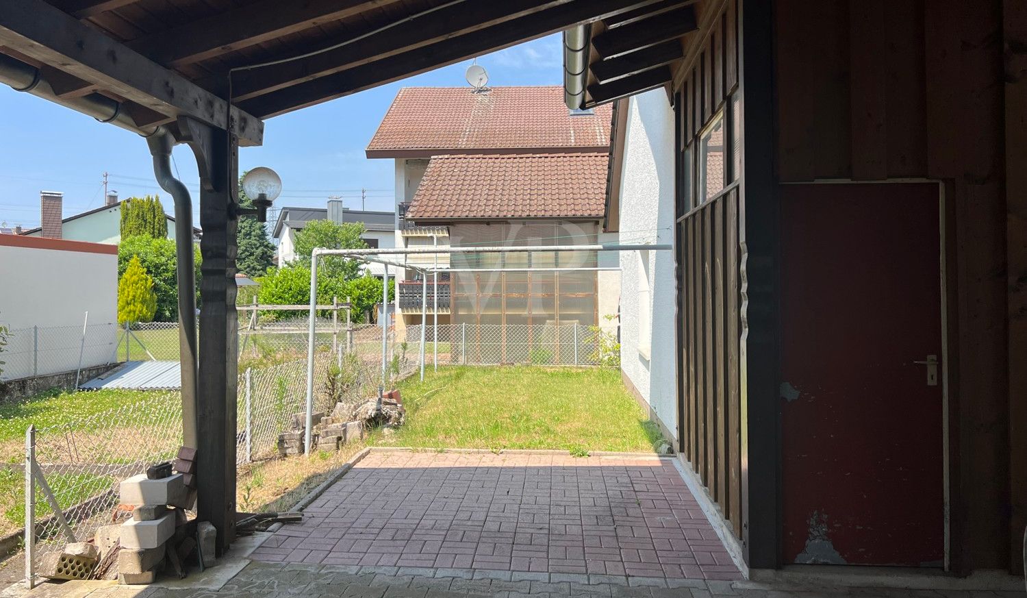 Überdachter Innenhof