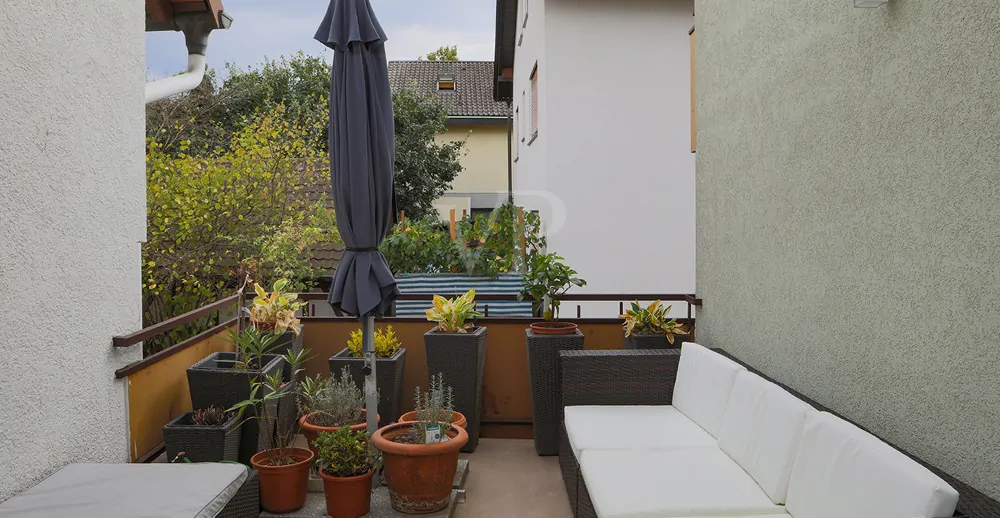 Balkon Wohnung im EG