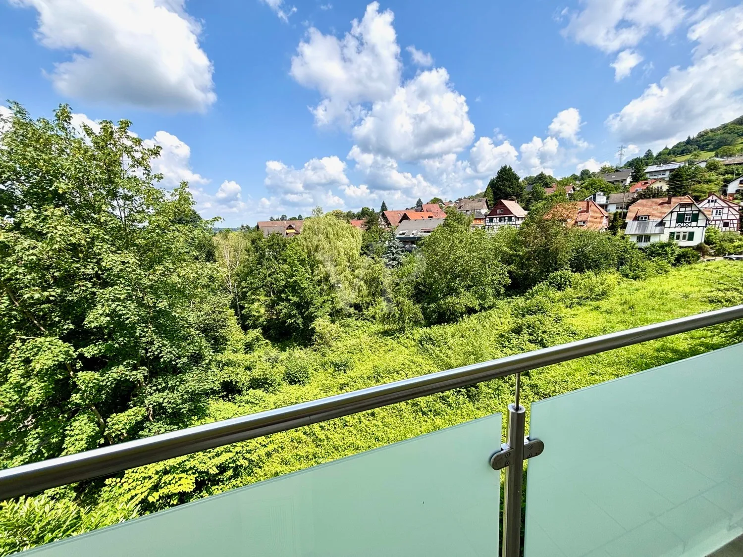 Balkon und Aussicht