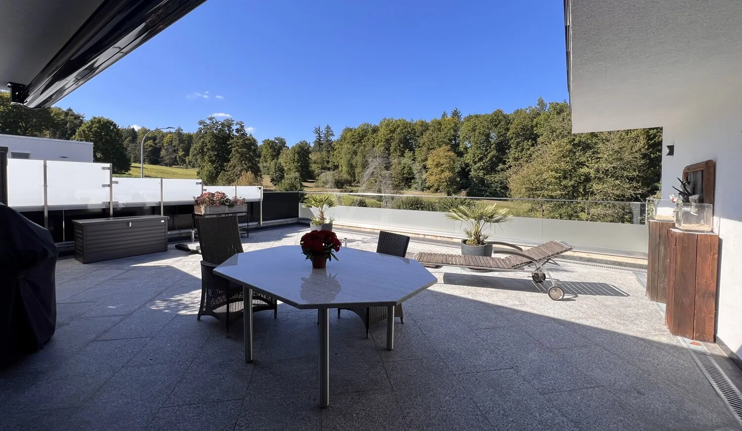 Aussicht von Terrasse