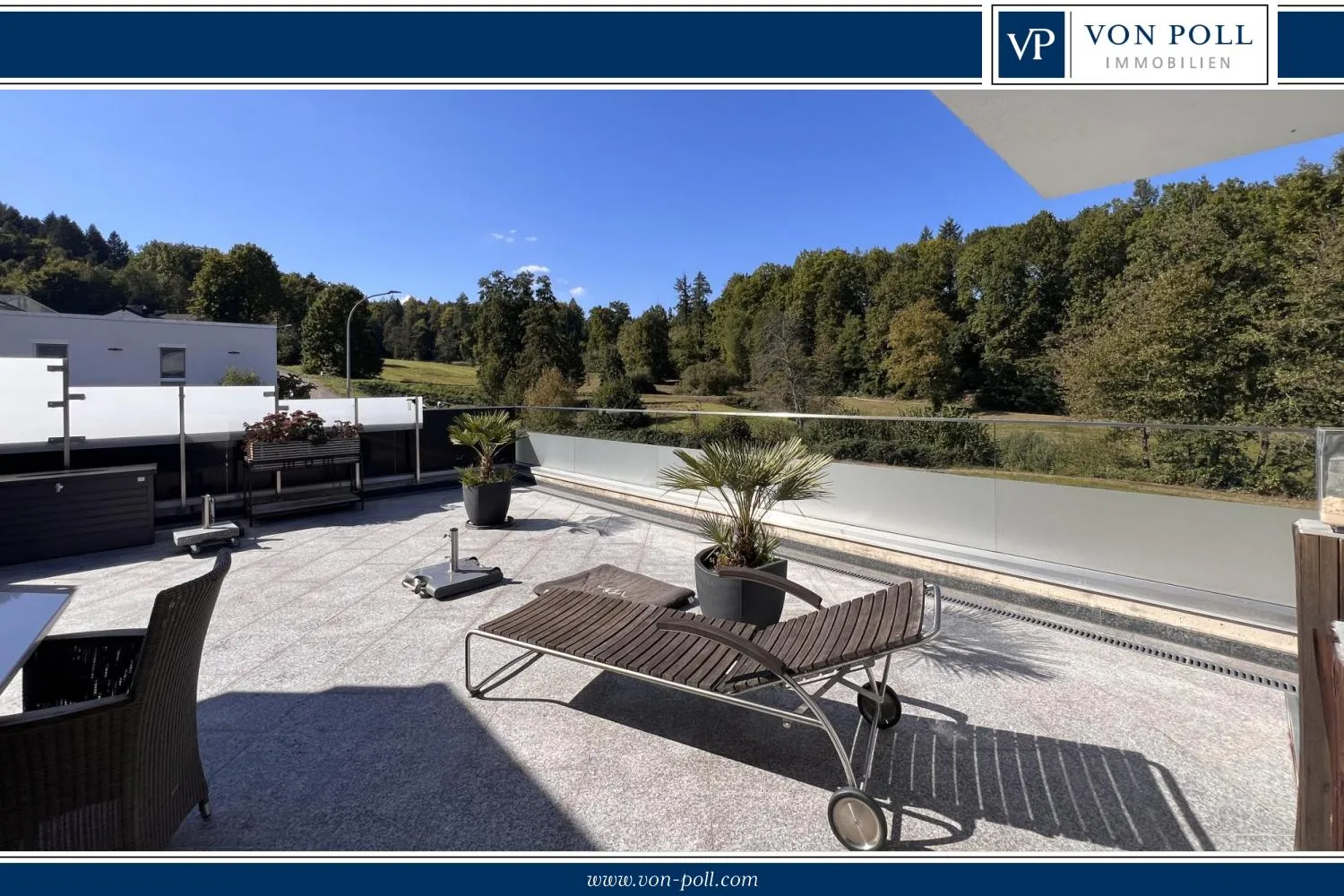 Aussicht von Terrasse