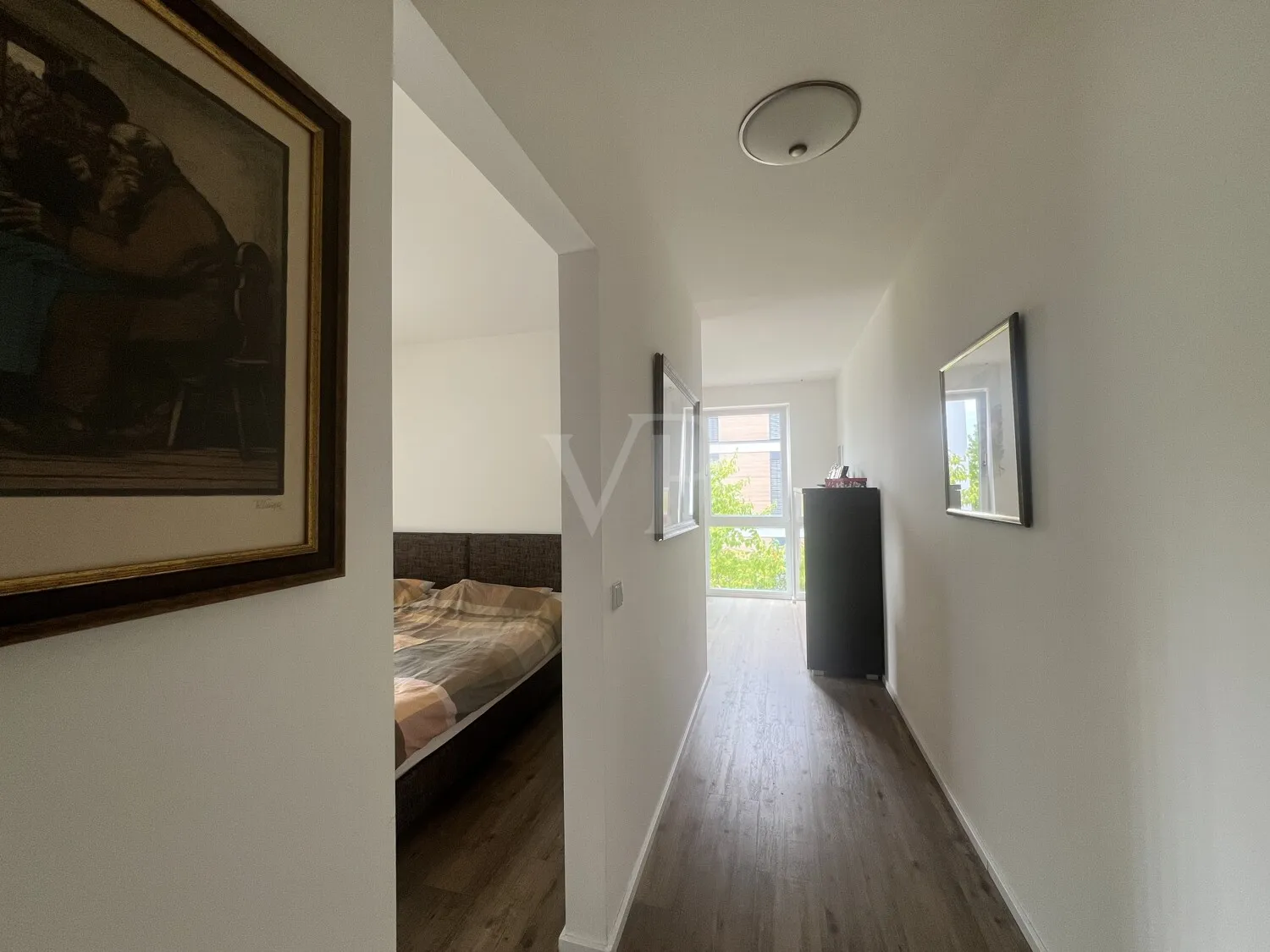 Flur zum Schlaf und Gästezimmer