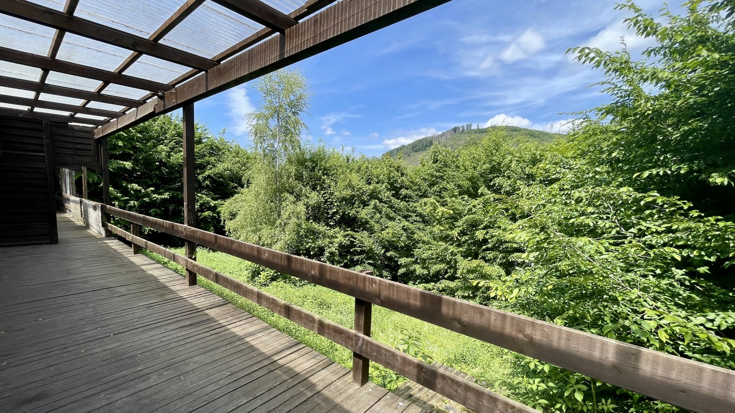 Blick vom Balkon