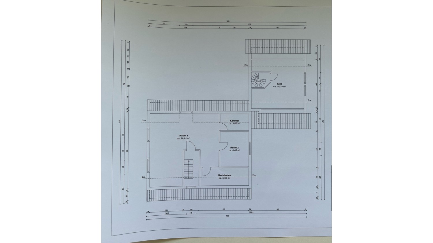 Grundriss Dachgeschoss