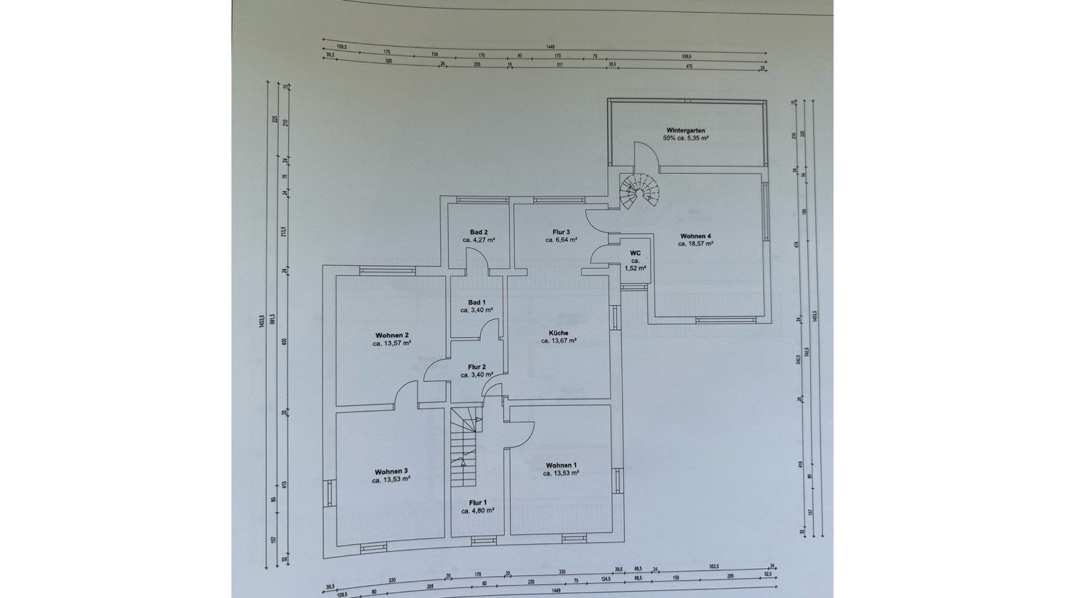 Grundriss Obergeschoss