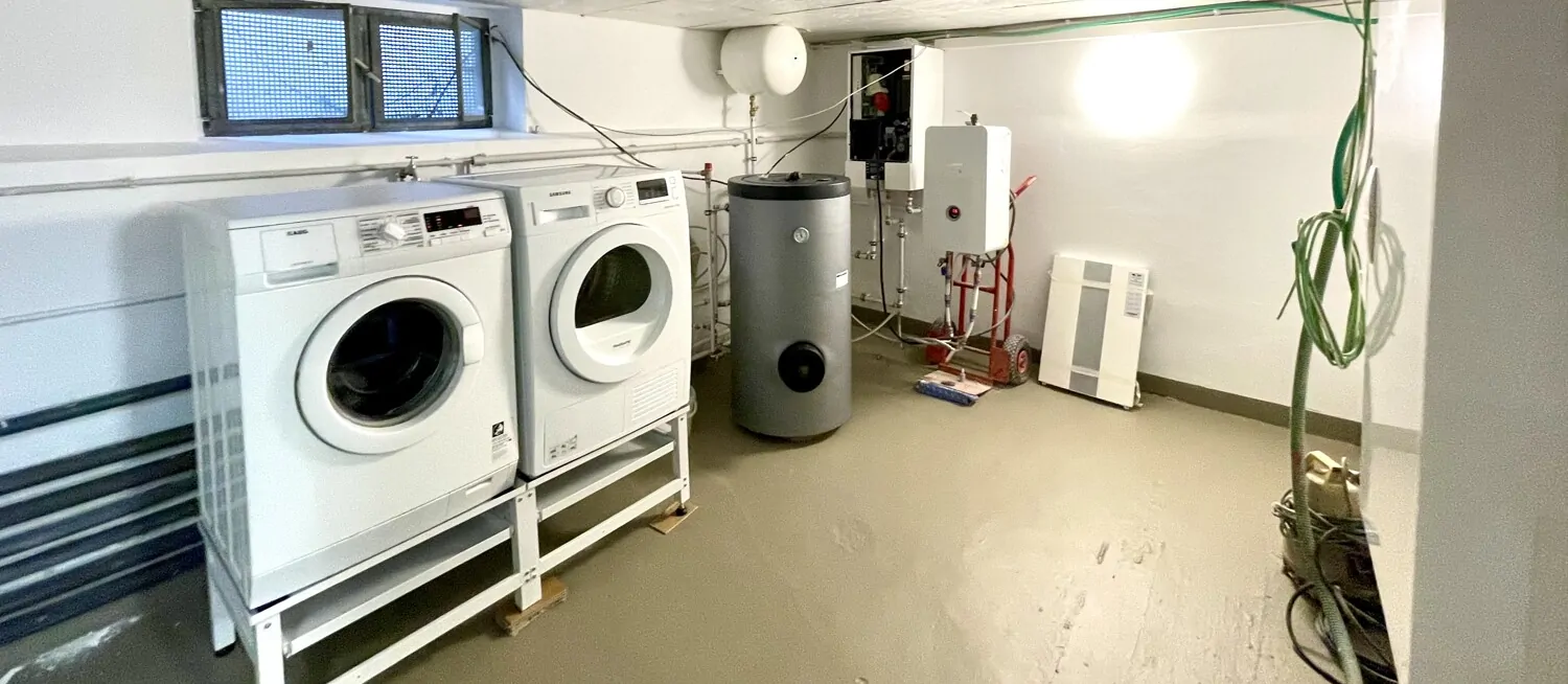 Wasch- und Heizungsraum