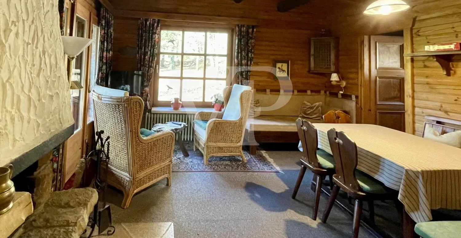 Wohn-Esszimmer 1. Obergeschoss mit Kamin