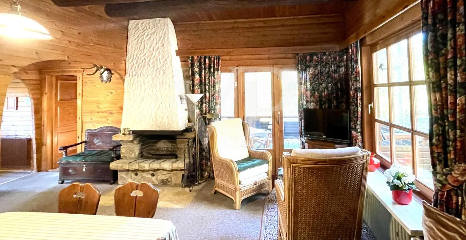 Wohn-Esszimmer 1. Obergeschoss mit Kamin