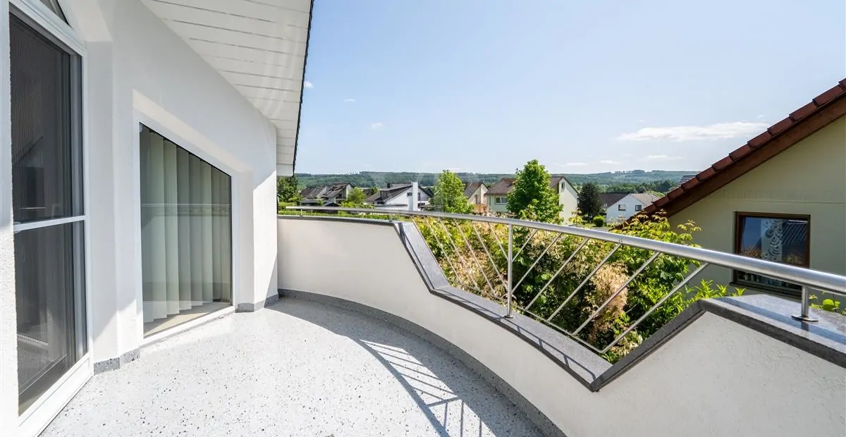 Balkon mit vom Kinderzimmer aus