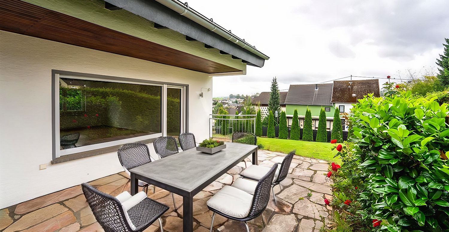 Möbilierungsvorschlag Terrasse