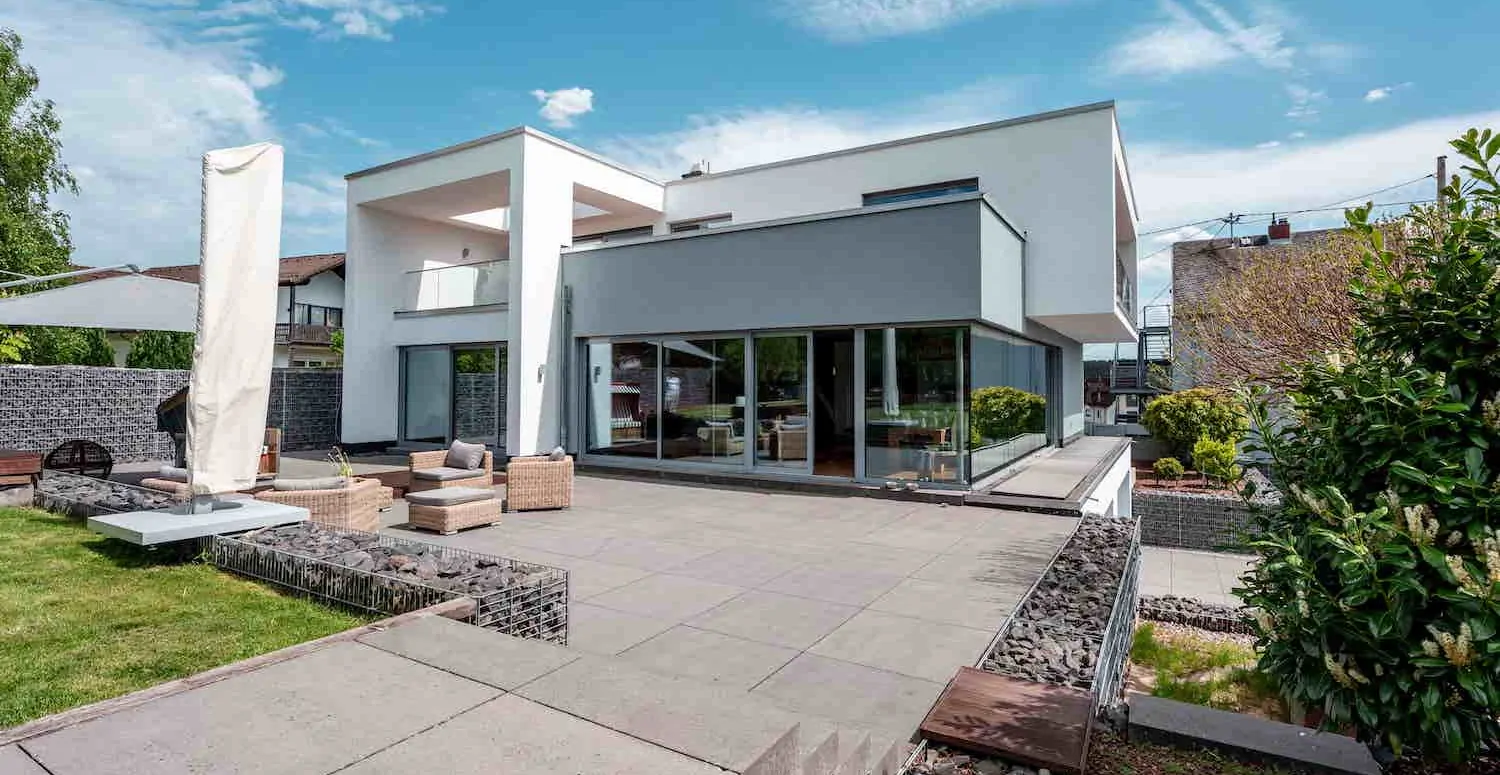 Gartenansicht Wohnhaus