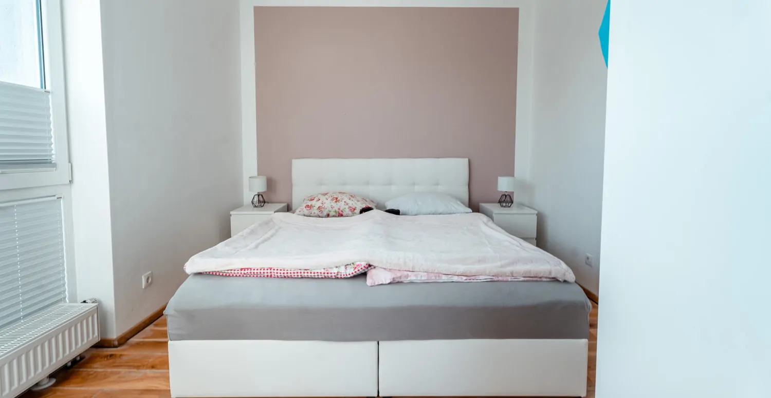 Schlafzimmer im 3- Parteienhaus