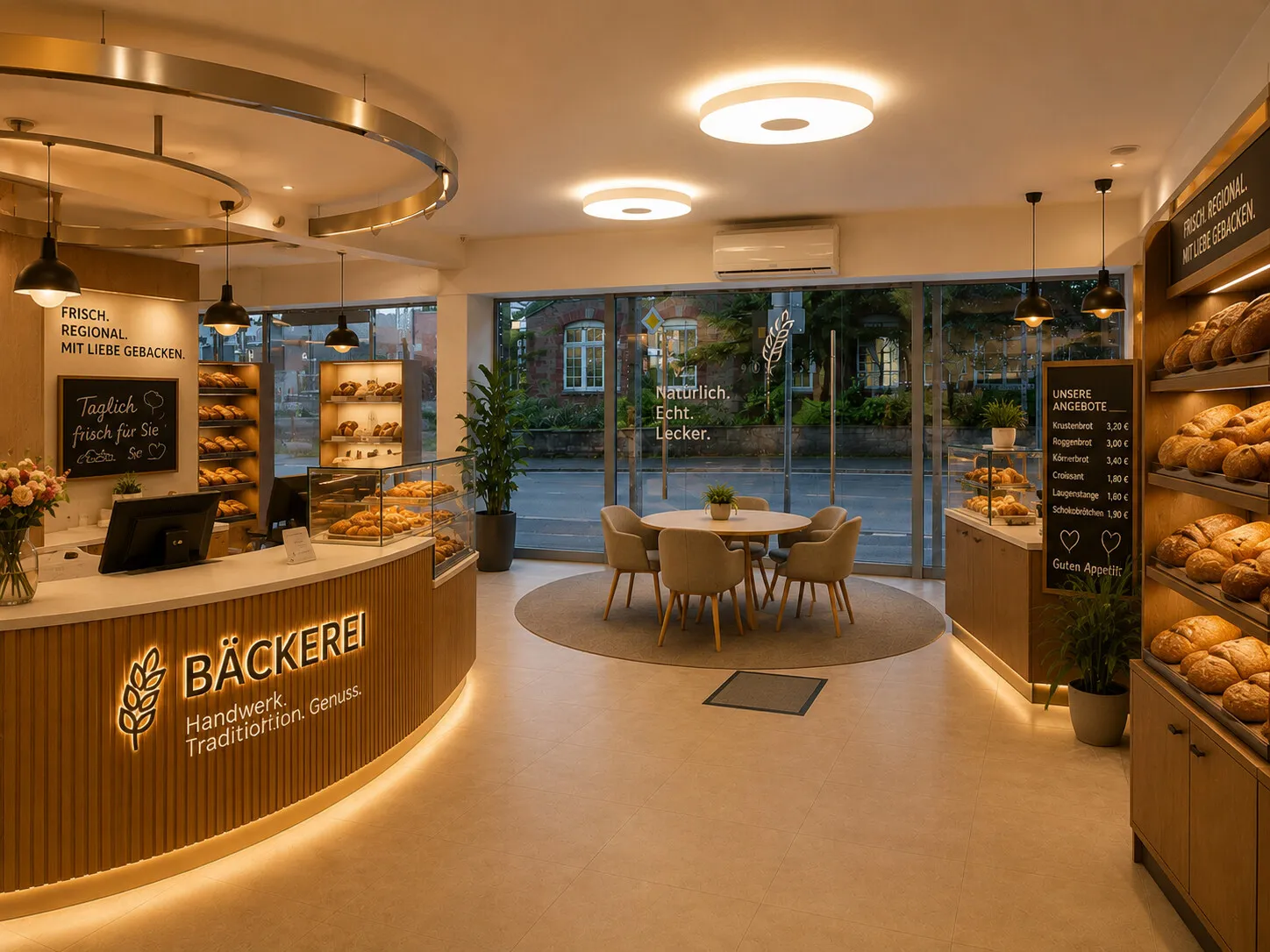 Visualisierung KI Bäckerei Beispiel