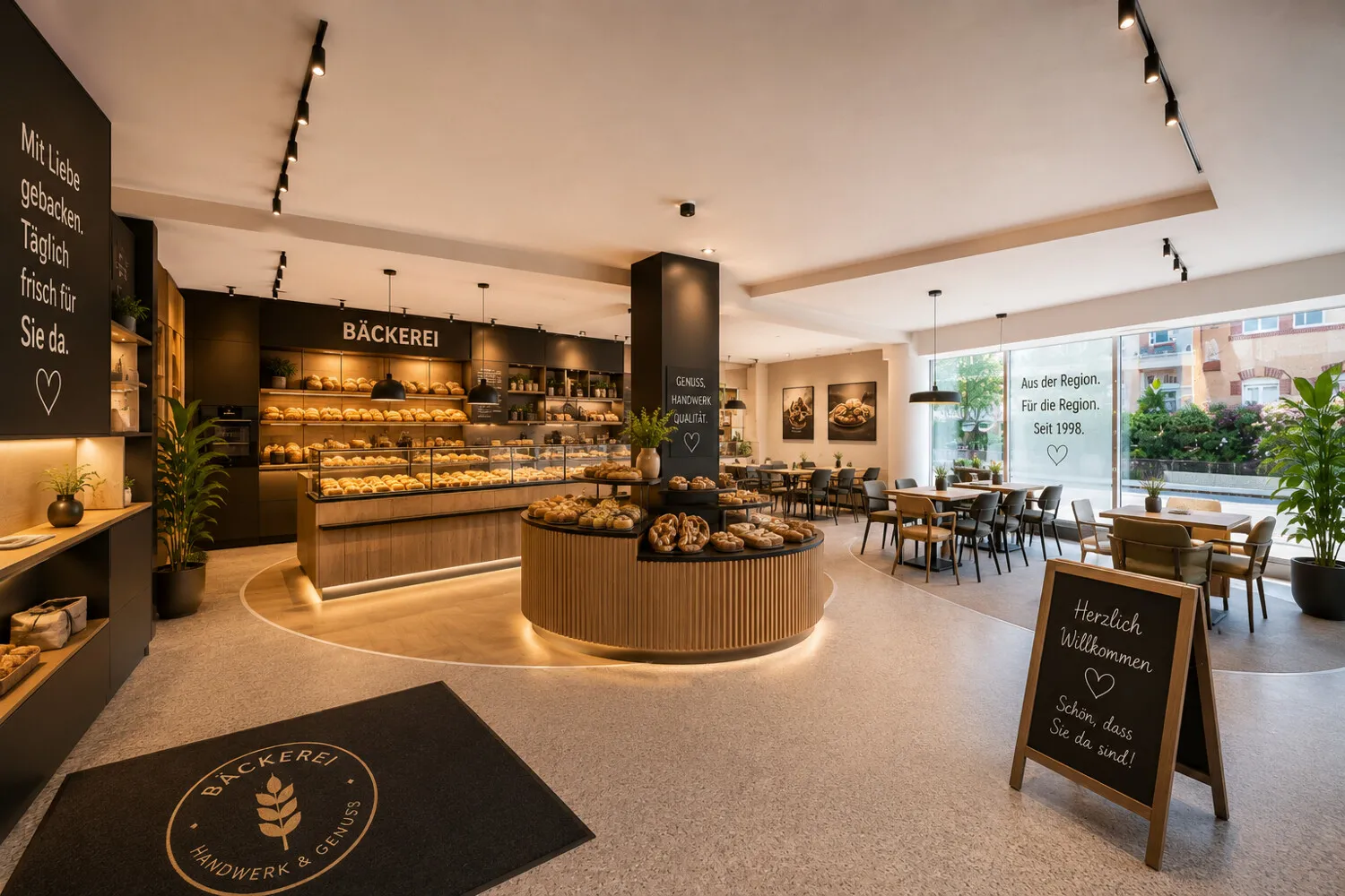 Visualisierung KI Bäckerei Beispiel