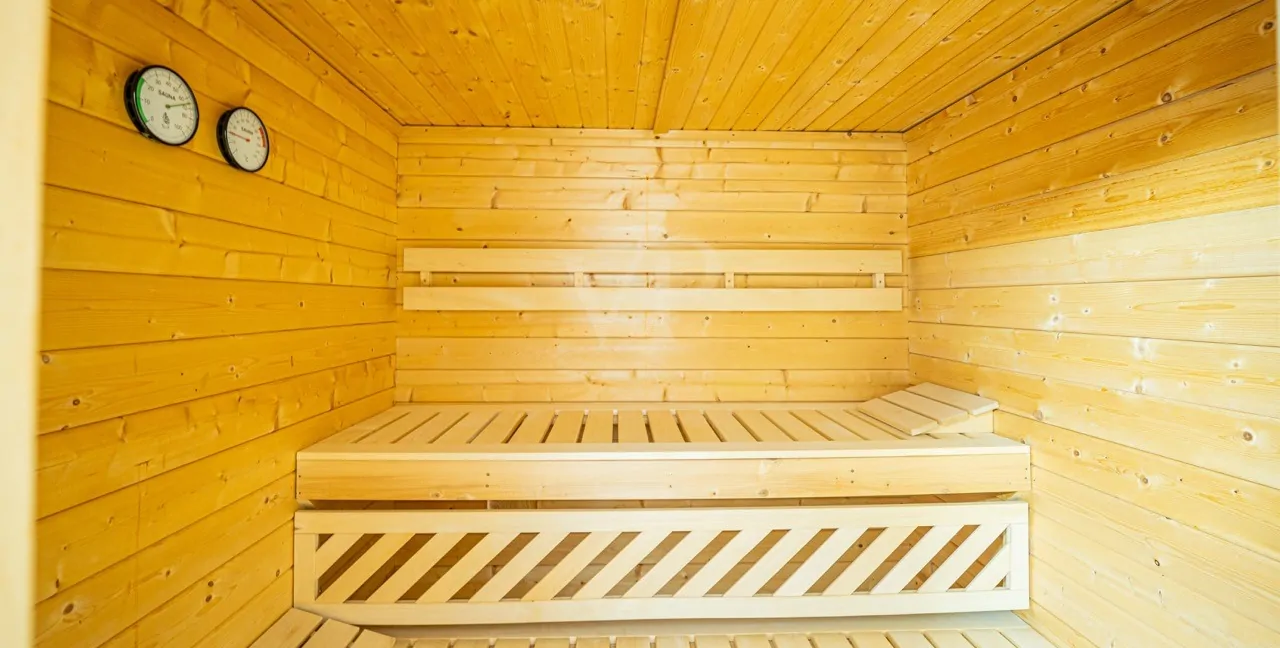Sauna im Kellergeschoss