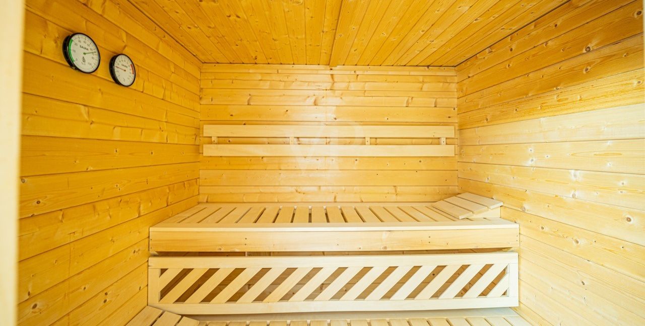 Sauna im Kellergeschoss