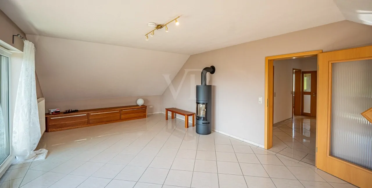 Wohnbereich mit Kamin