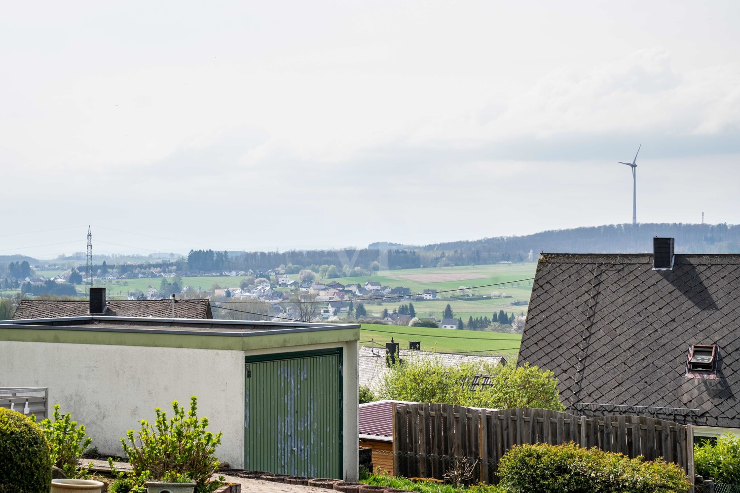 Aussicht vom Balkon