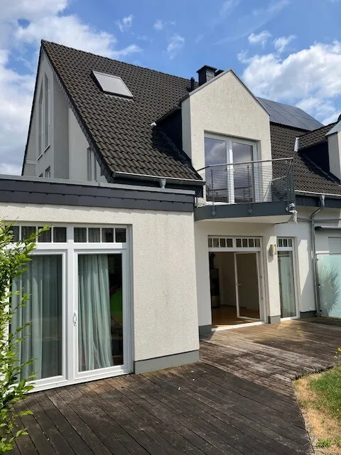 Haus von hinten