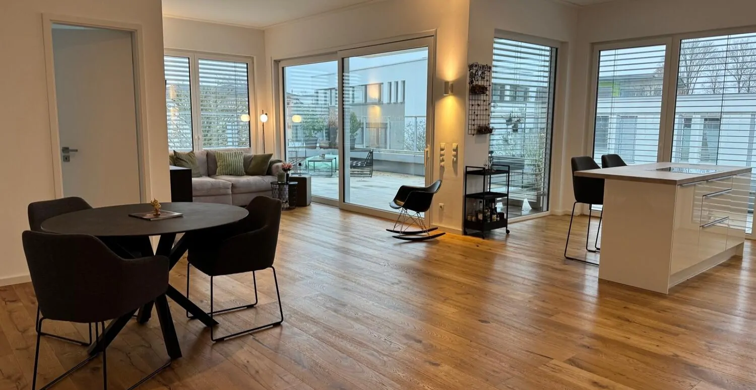 Offener Koch, Ess- und Wohnbereich