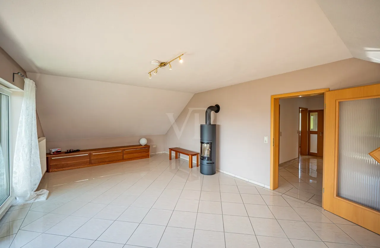 Wohnbereich mit Kamin