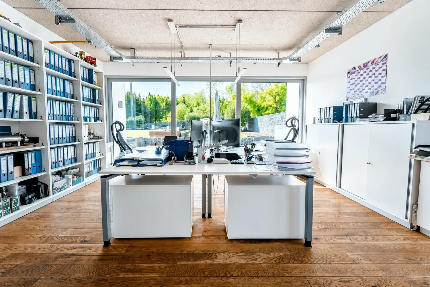 Bürobereich im Erdgeschoss