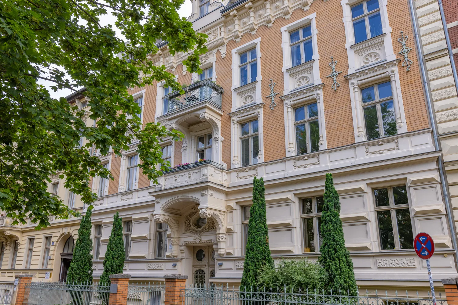 Historische Stuckfassade
