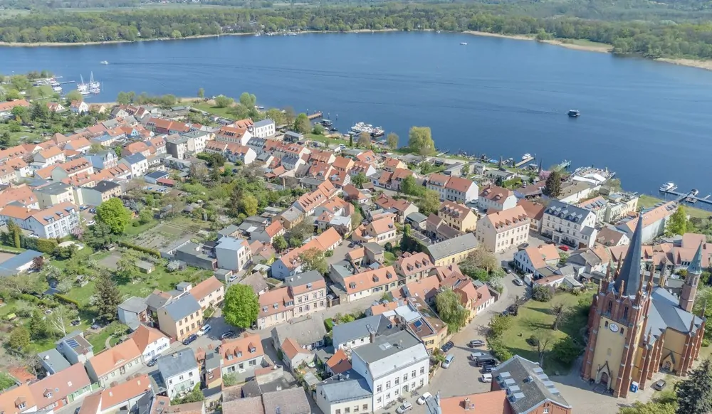 Teil der Insel von oben