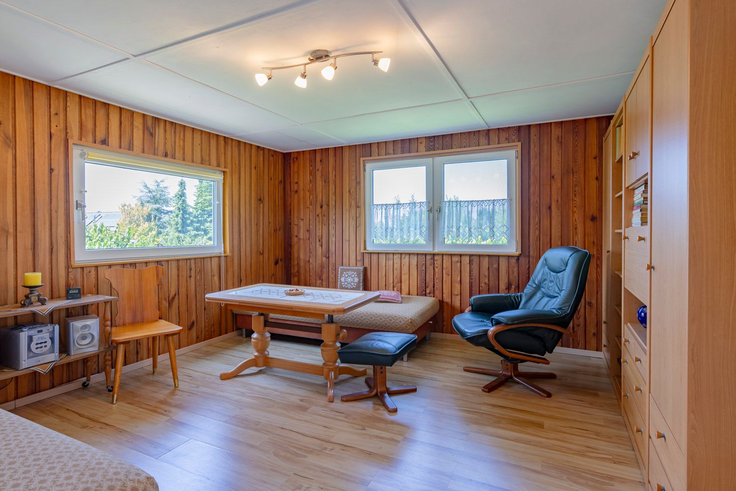 Wohnzimmer im Nebengebäude oberste Etage