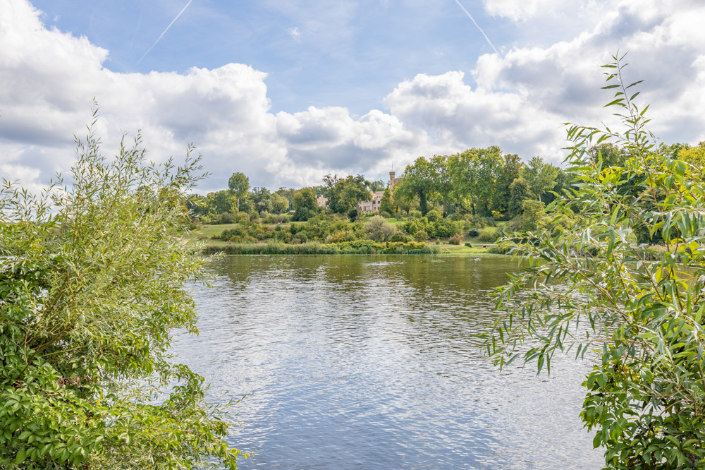Blick auf das Schloss Babelsberg