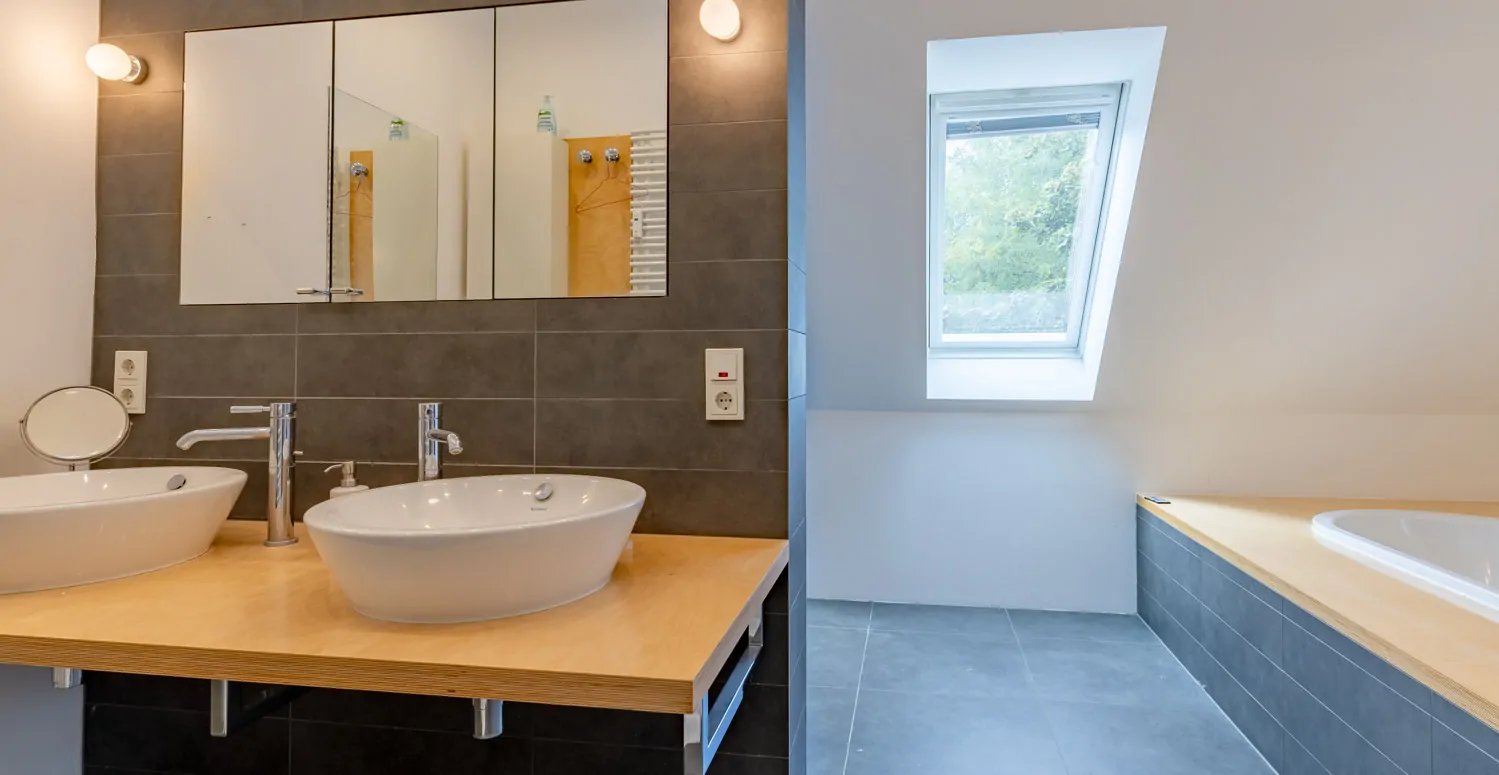 Badezimmer Dachgeschoss