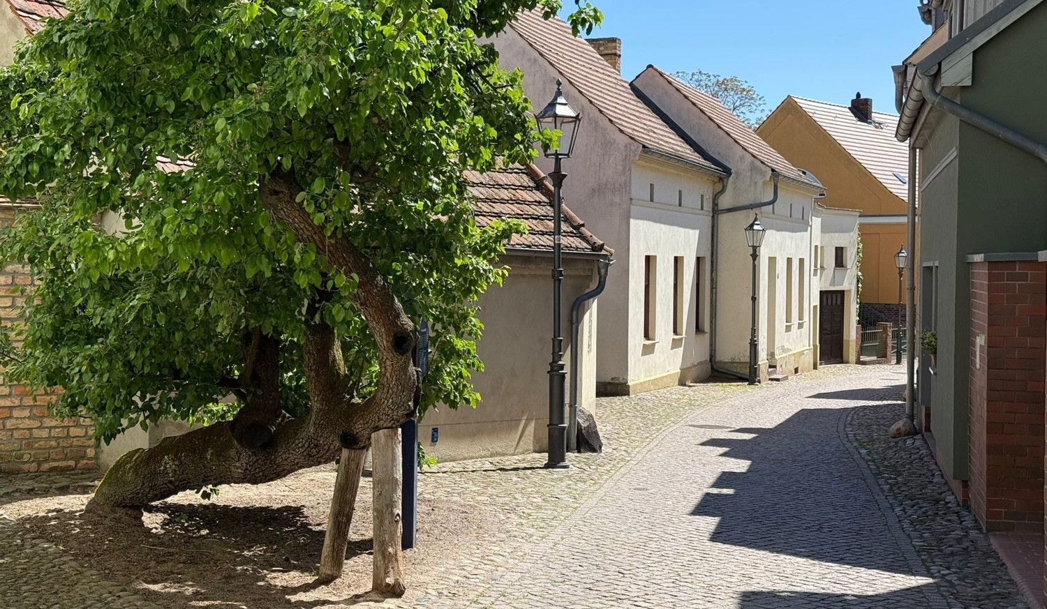 Strasse vor dem Haus