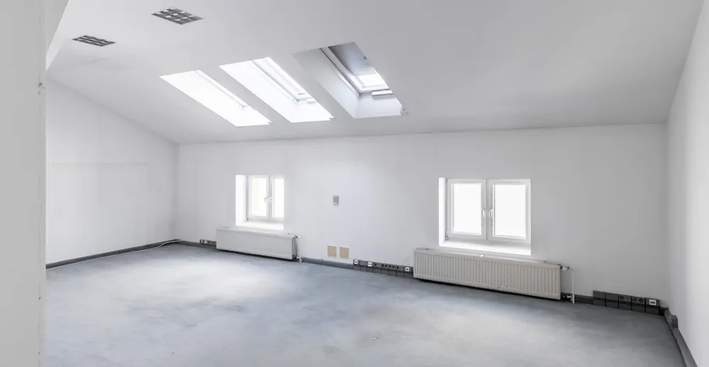 Büro im Dachgeschoss