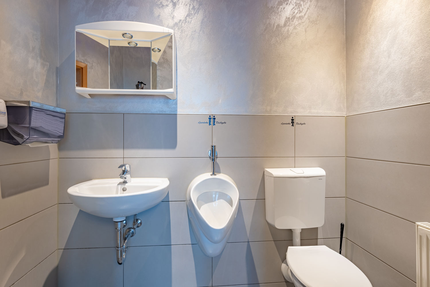 Gäste-WC im Erdgeschoss