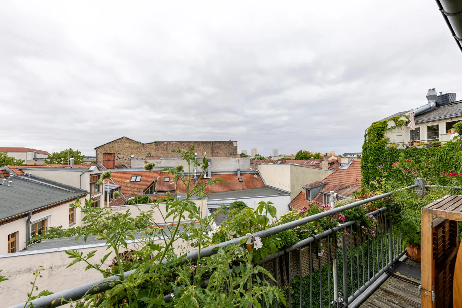 Balkon mit Aussicht