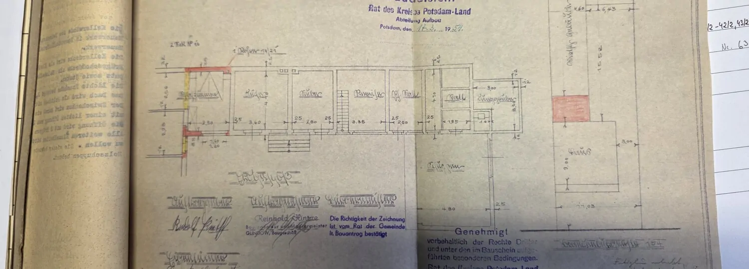 Grundriss Nebengelaß