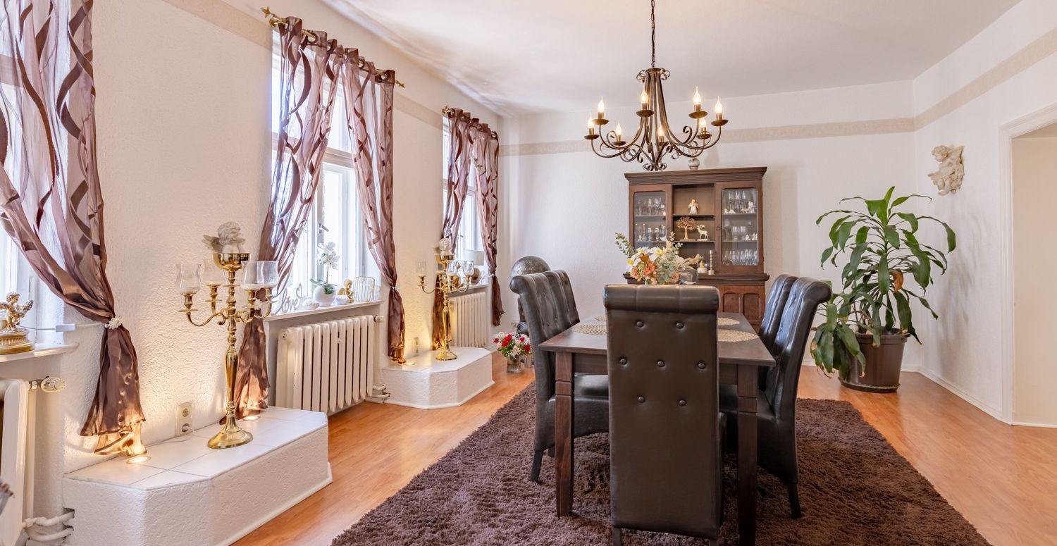 Blick zum Esszimmer