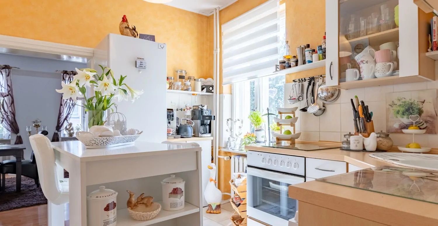 Blick in die Küche