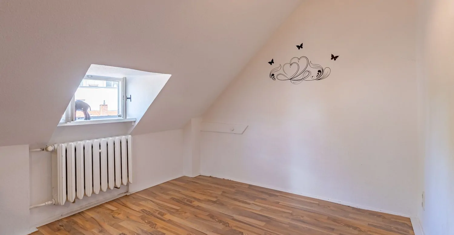 Zimmer im Dachgeschoß