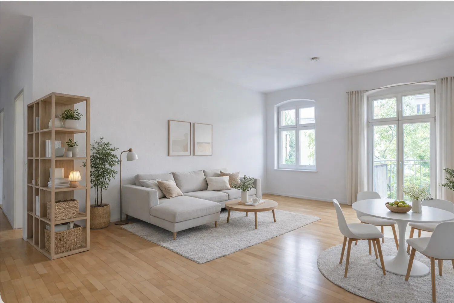 Beautiful 2-room apartment in a historic apartment building