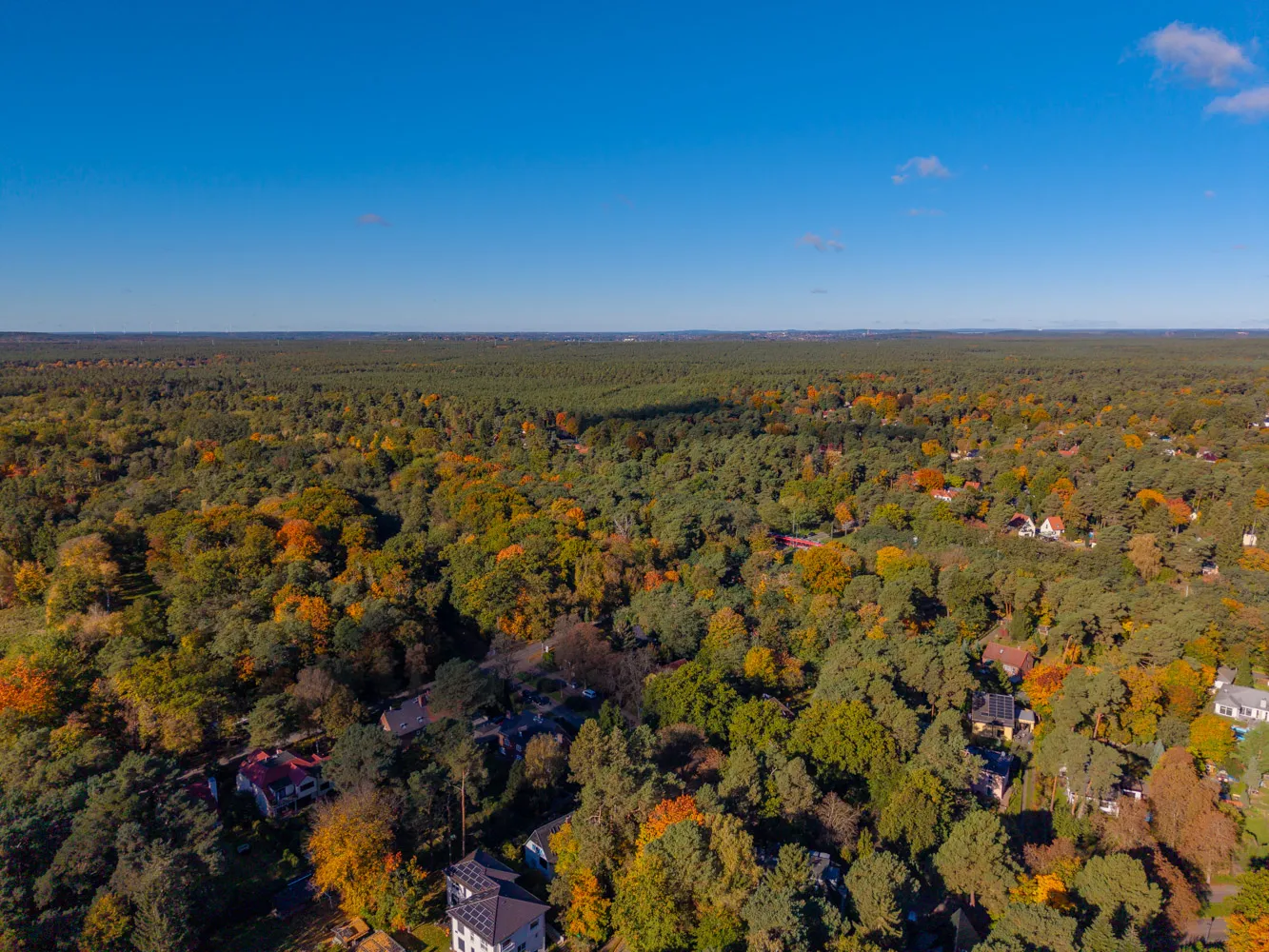 Luftbild Ort Wilhelmshorst