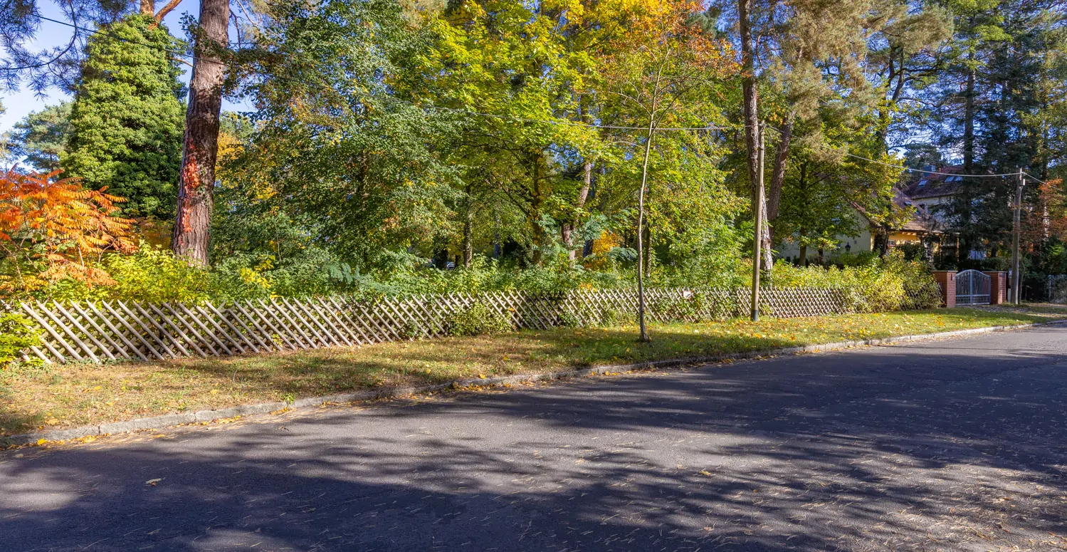 Frontansicht Grundstück