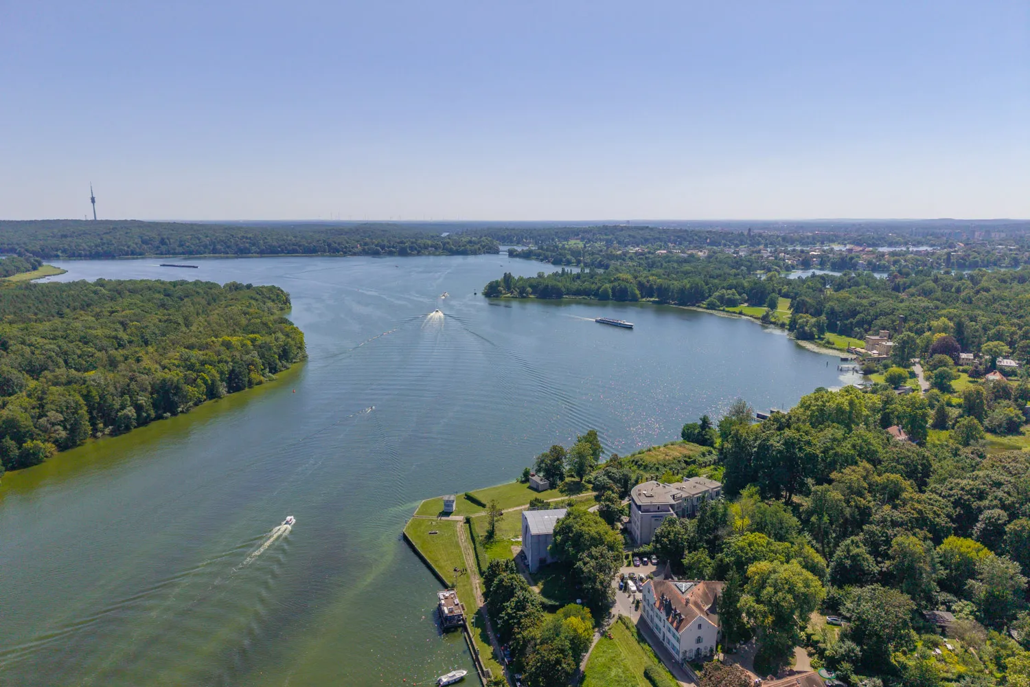 Blick über den Jungfernsee