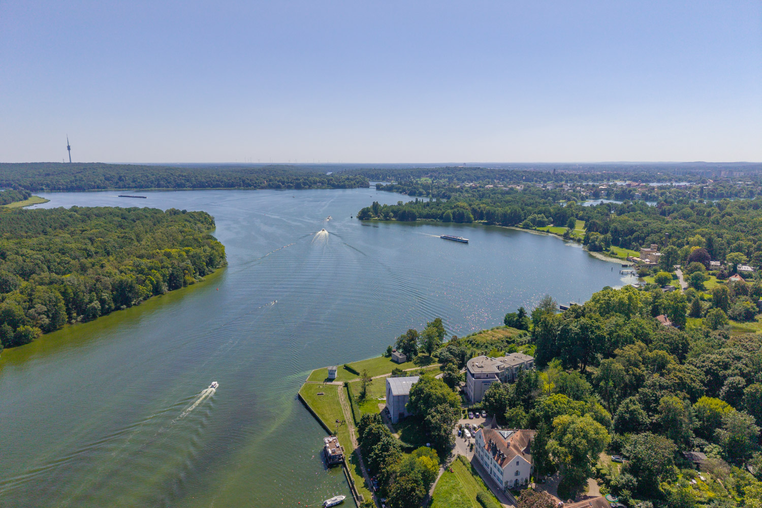 Blick über den Jungfernsee