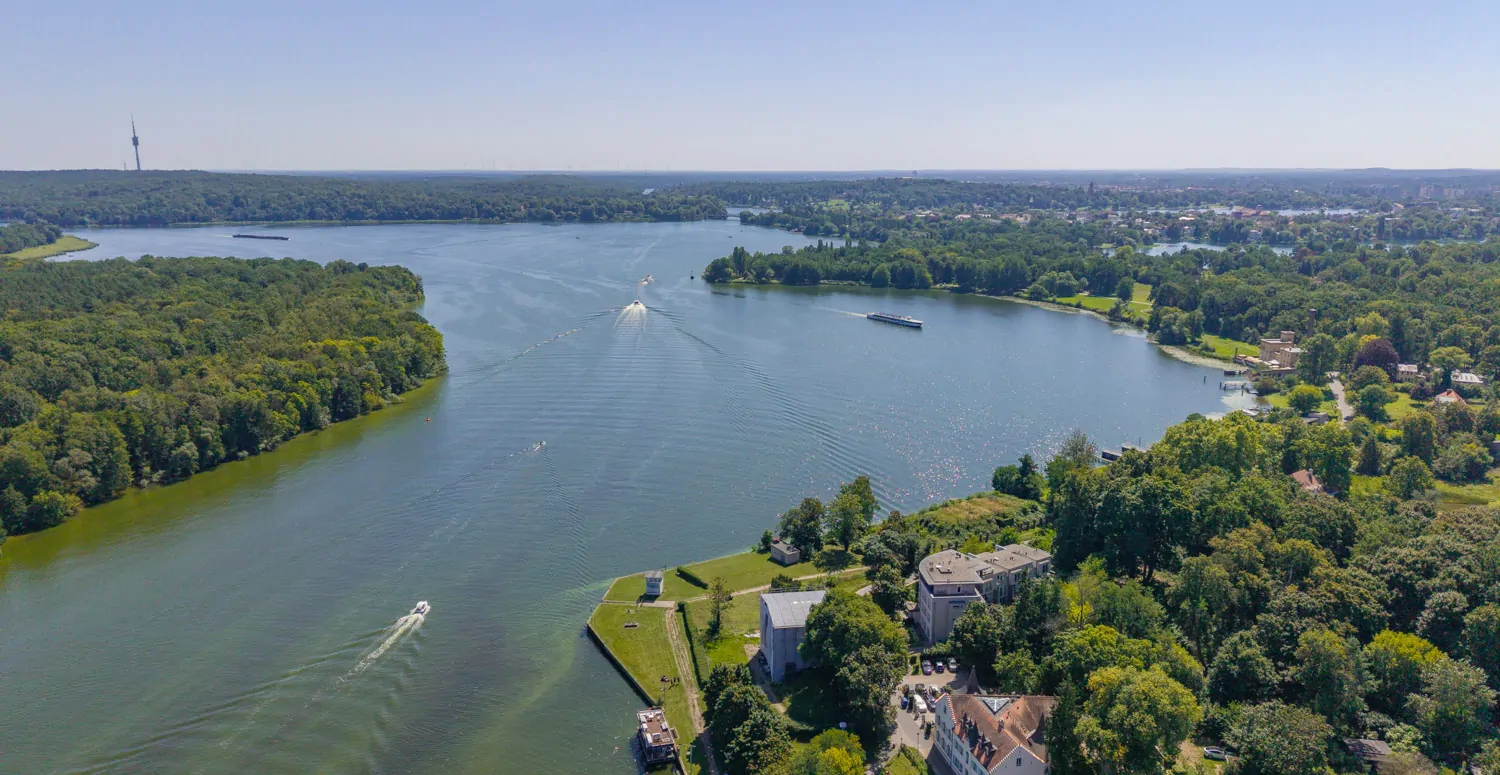 Blick über den Jungfernsee