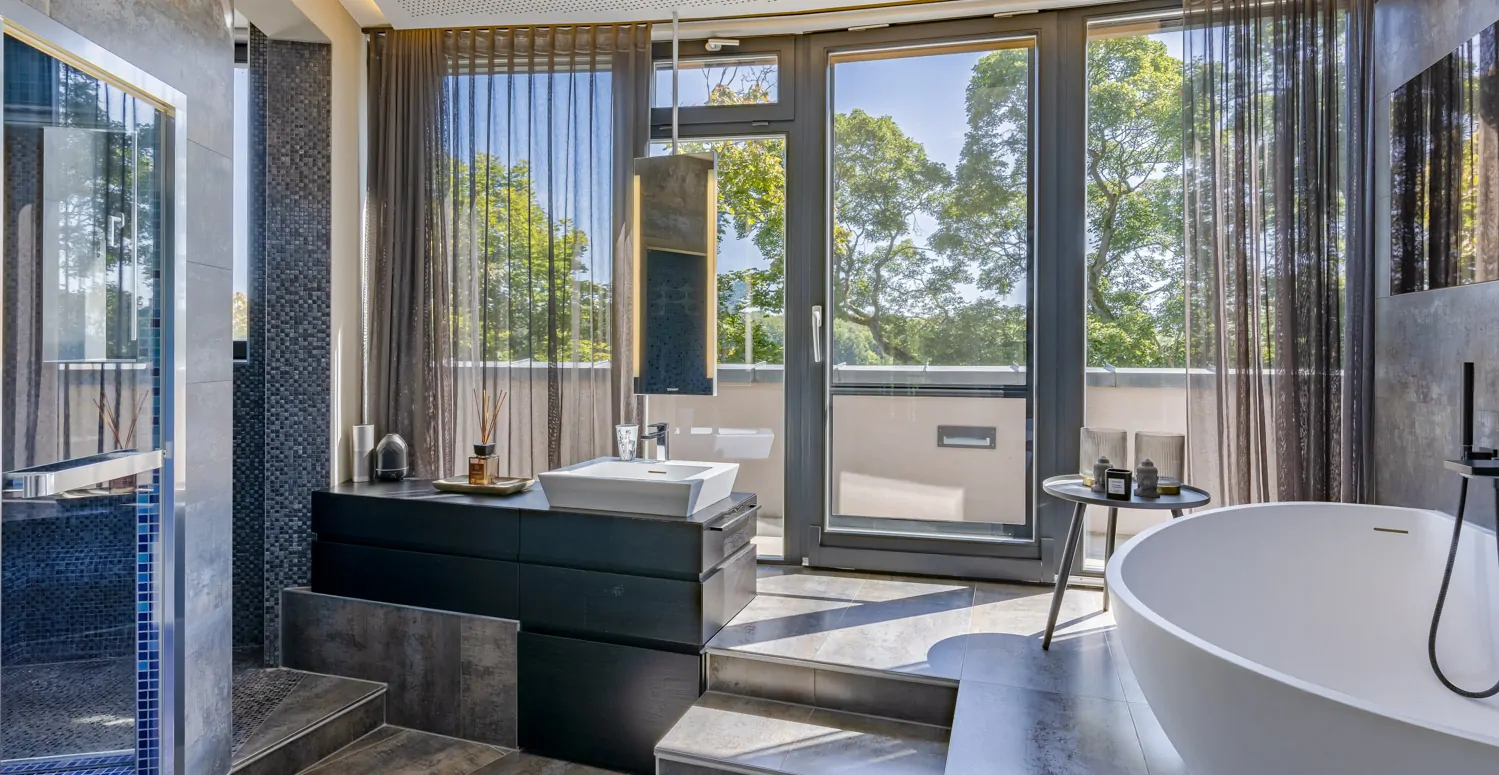 Vollbad mit Dampfsauna